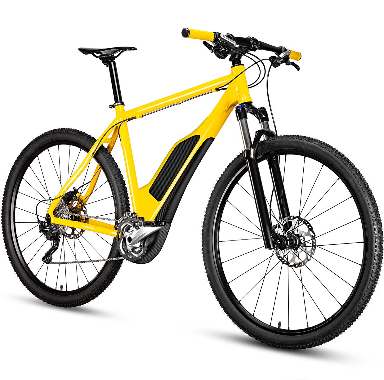 Yellow Electric Bike Yellow Electric Bike